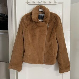 Crop Faux Fur Moro Jacket